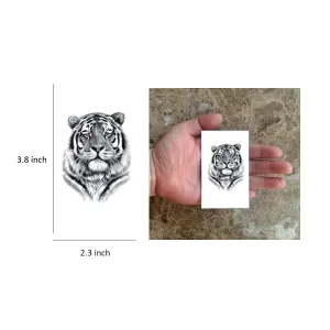 tiger tattoo size
