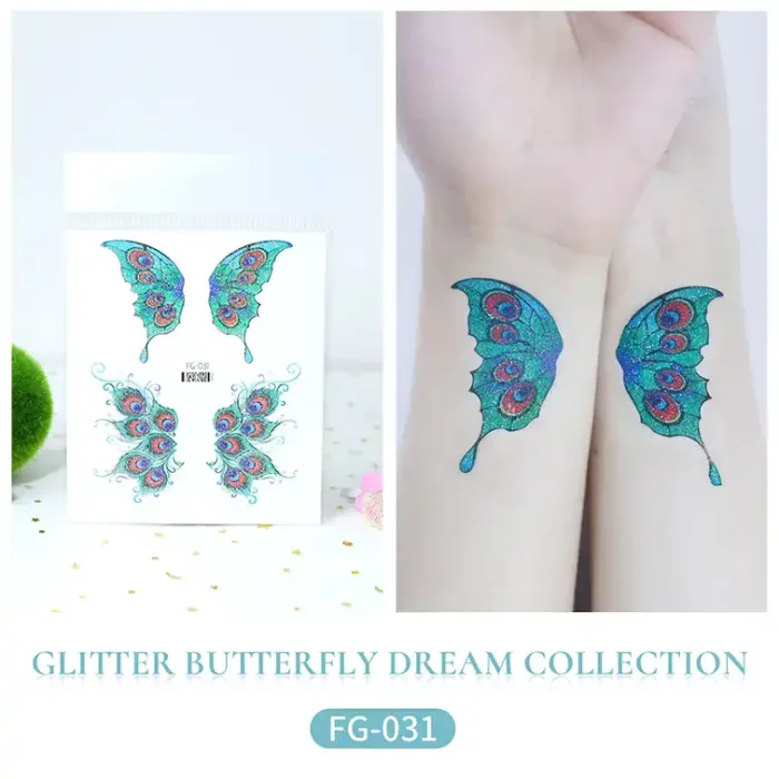 Peacock Wing Tattoo