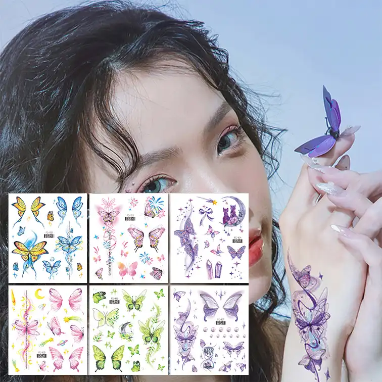 Animals Glitter Temporary Tattoo