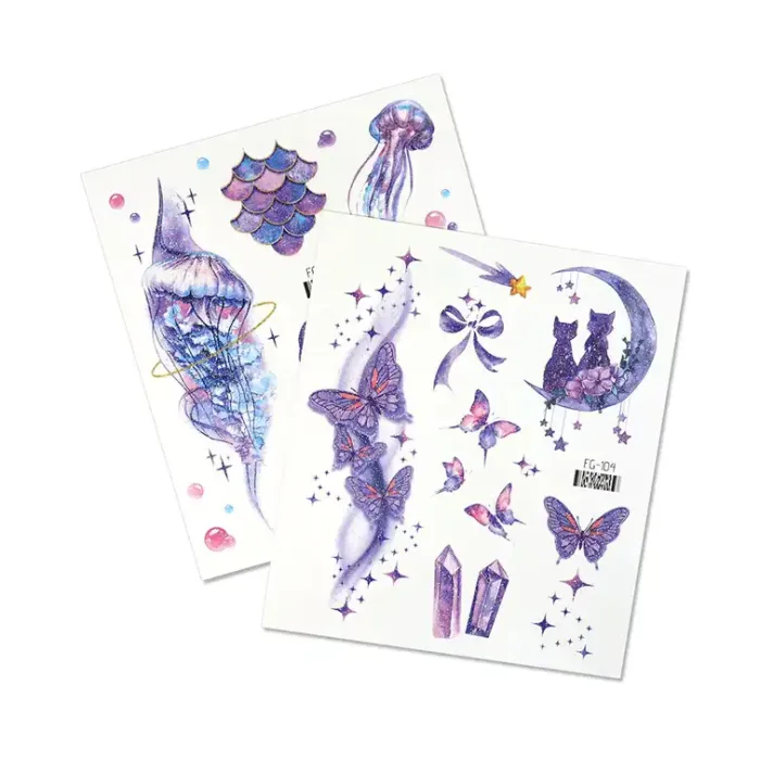 Animals Glitter Temporary Tattoo