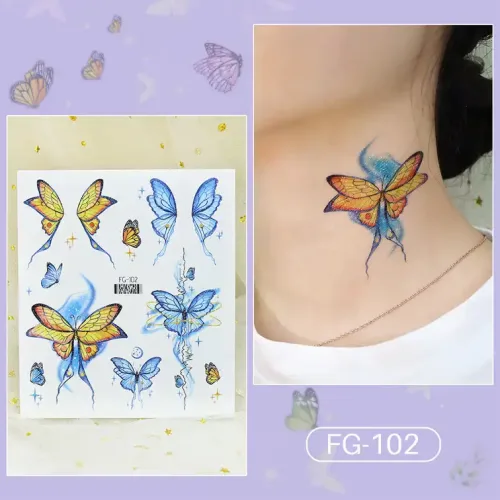 Animals Glitter Temporary Tattoo - FG-102