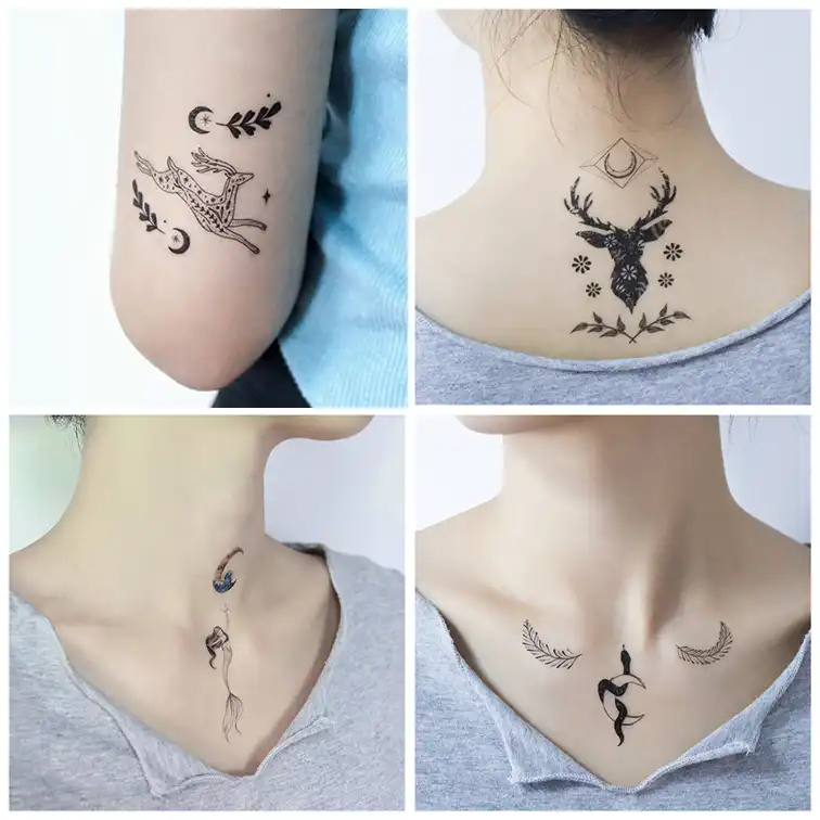 Animals Body Temporary Tattoo