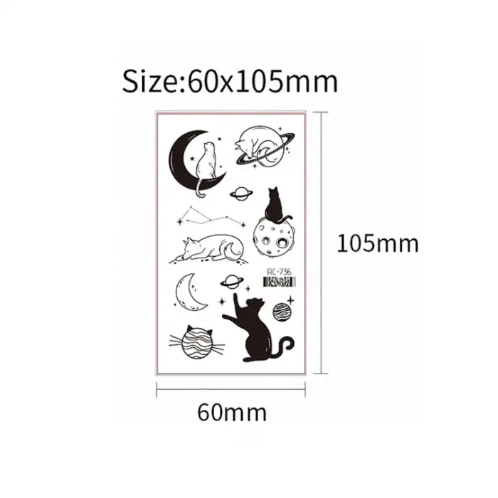 Waterproof Animal Hand Fake Tattoo - Image 4